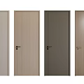 Sleek Modern Swing Doors with Multiple Finishes and Neutral Colors for Home Interior