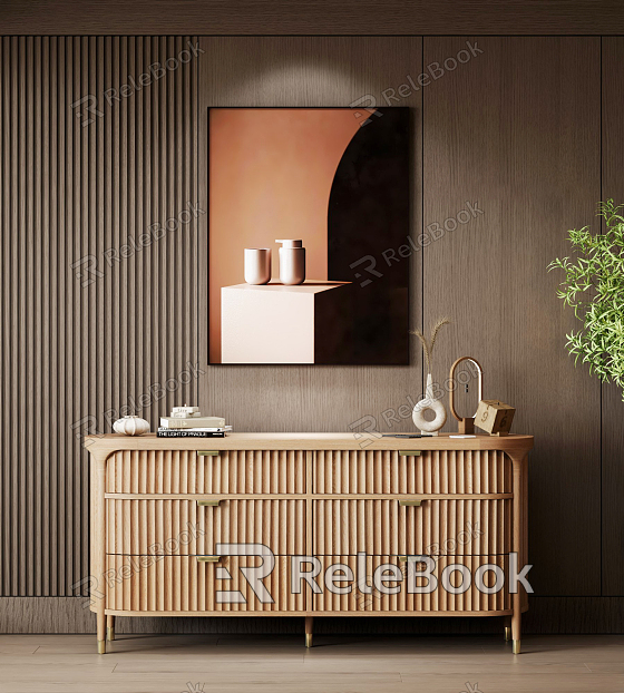 Modern Entrance Cabinet Side Cabinet model