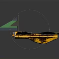 Camouflage Winged Flying Drone With Yellow Body And Aerodynamic Structure