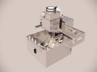 valve bagging machine 3d model