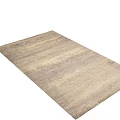 Square Rug With Neutral Beige Gray Striped Textured Design For Home Decor