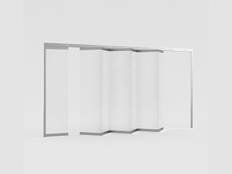 modern folding door 3d model