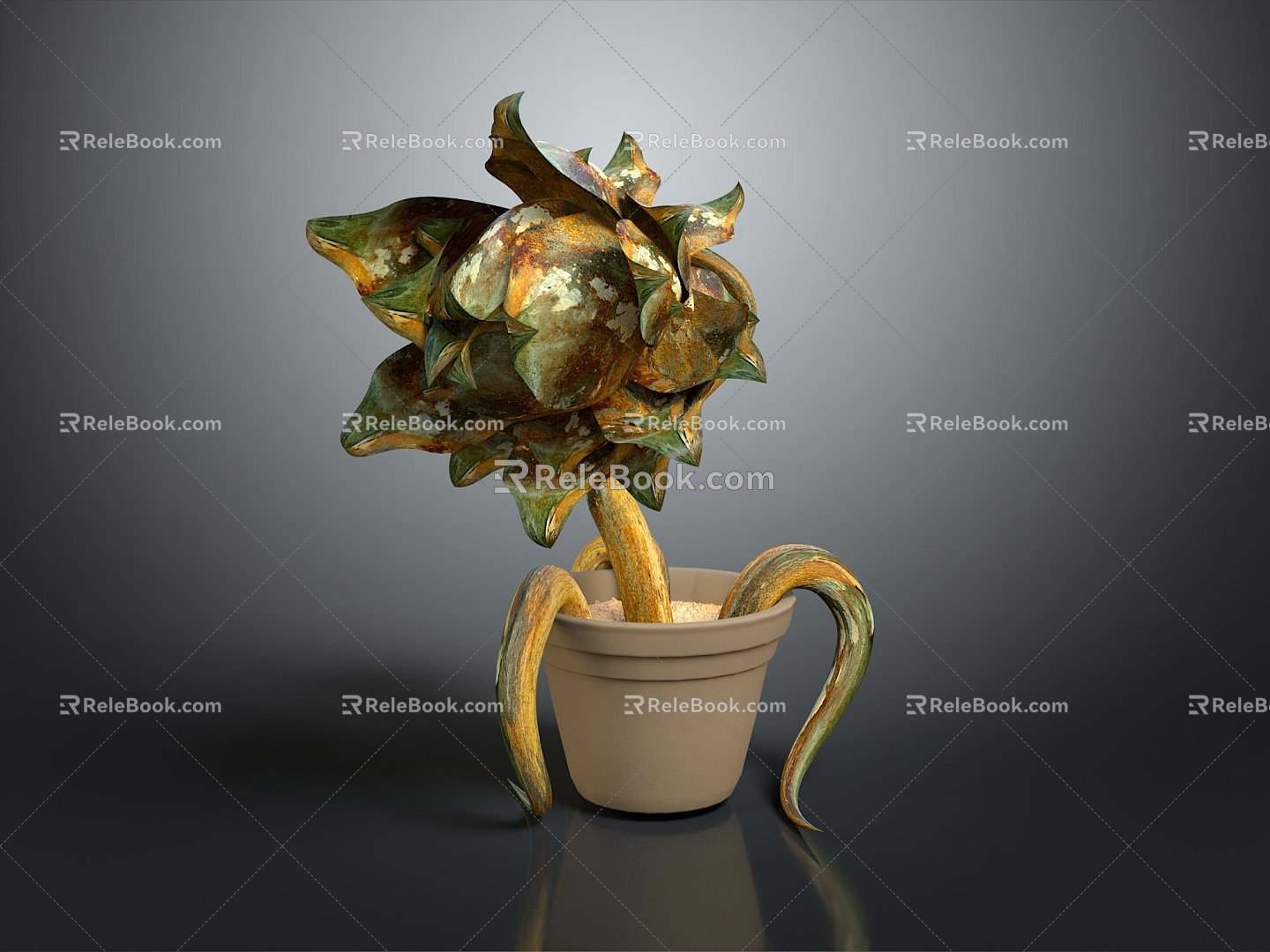 Cartoon Plant Avatar Plant Alien Plant Animation Plant Animation Plant Science Fiction Plant Game Environment model