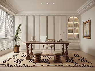 Study Desk 3d model