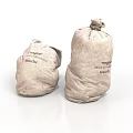 Practical Hessian Storage Bags Essential Household Items With Drawstring Closure Two Pack