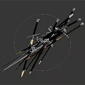 Various Types of Crossed Swords in Circular Display as Weapons