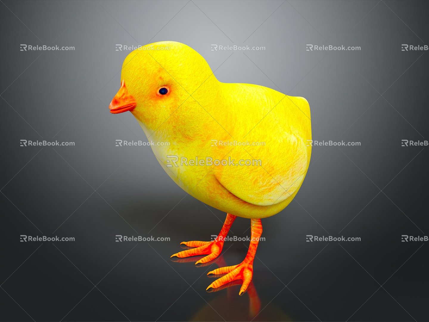 Modern Chick Chick Chick 3d model