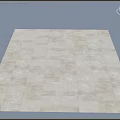 Light Colored Textured Floor Tile Components With Natural Sunlight Patterns 3d model