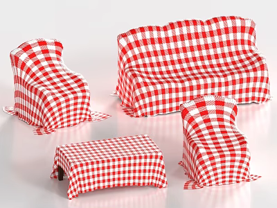 Tablecloth Sofa Cover Cloth Chair Cloth Sofa Cloth 3d model