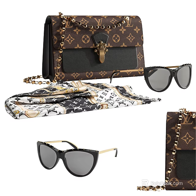 Elegant Modern Kitchen Interior With Sleek Cabinets And Stylish Lighting 3d model