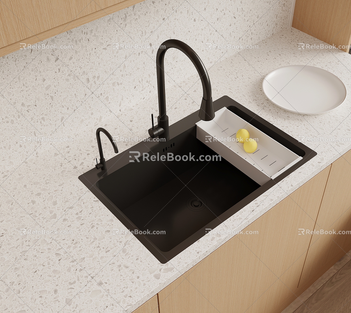 Vegetable basin sink 3d model