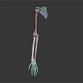 Detailed 3D Anatomical Human Arm Skeletal Model For Medical Education And Training