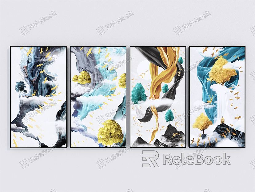 New Chinese Decorative Painting Landscape Decorative Hanging Painting model