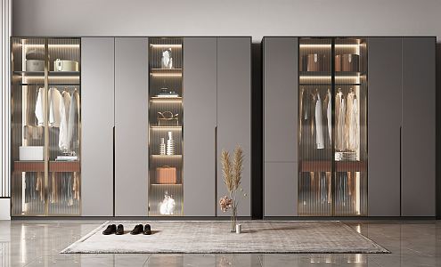 Modern wardrobe 3d model