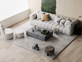 Sofa combination 3d model