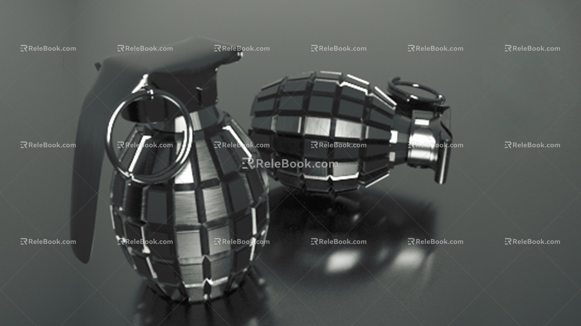 Modern Grenade Grenade 3d model