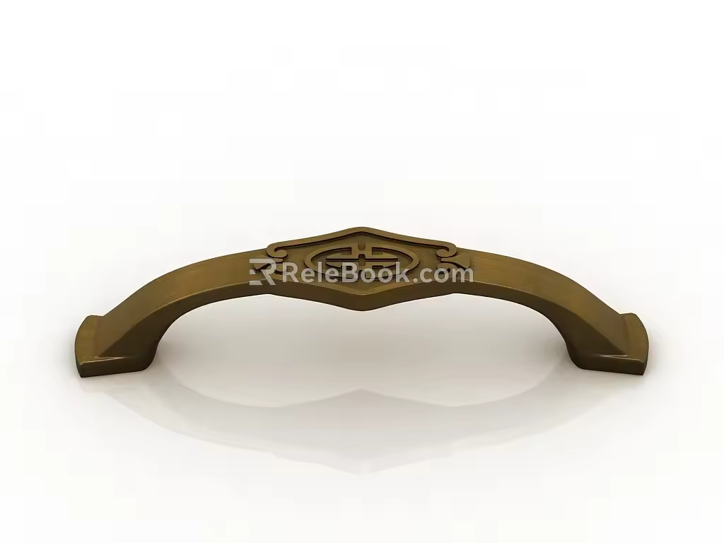 Modern classical handle 3d model