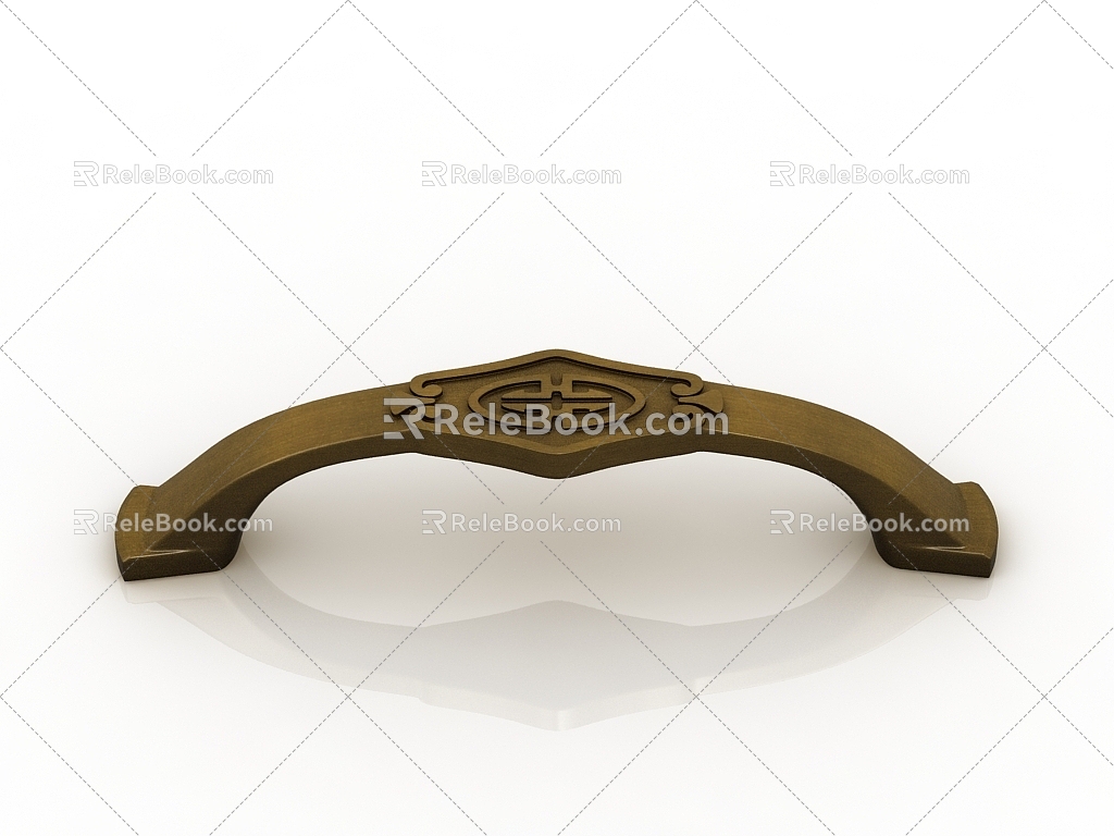 Modern classical handle 3d model