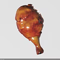 Juicy Golden Brown Roast Chicken Leg With Crispy Skin And Delicious Flavor