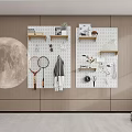 Modern hole board 3d model