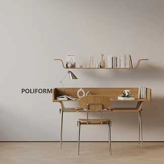 Modern Bookshelf 3d model