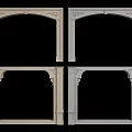 Decorative Door Arches with Various Classic and Modern Design Elements for Home Interiors