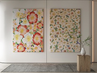 modern decorative painting 3d model