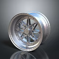 High Quality Silver Alloy Automotive Wheel With Spoke Design For Replacement