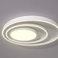 Modern Contemporary Ceiling Lights With Stylish Round Designs And Soft Illumination 3d model