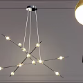 Modern Chandelier Simple Chandelier 3d model