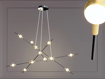 Modern Chandelier Simple Chandelier 3d model