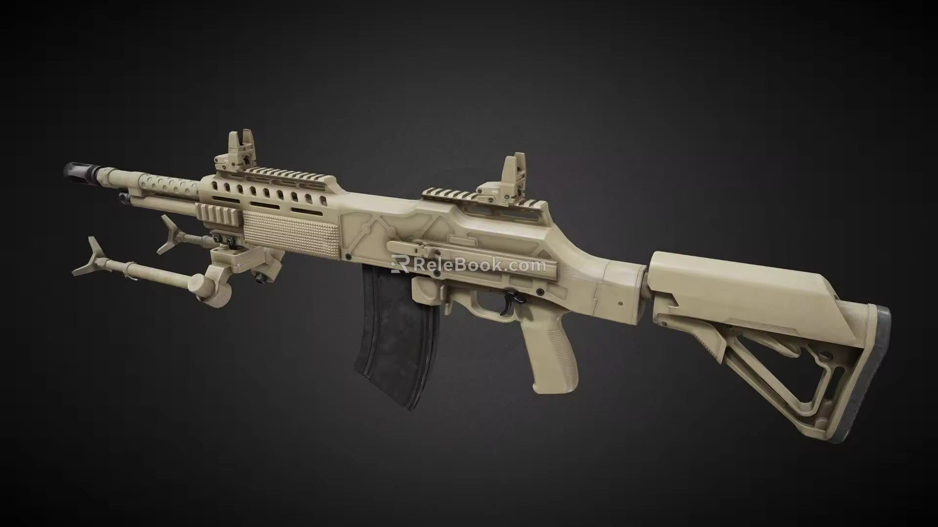 Control of weapons and rifles 3d model