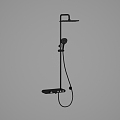 Large Shower Head Shower 3d model