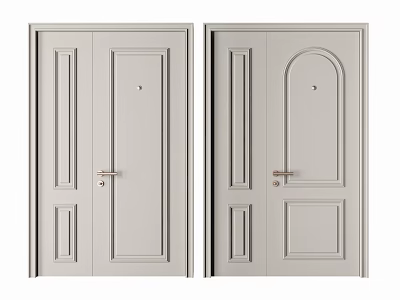 French door 3d model