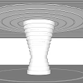 Modern Package Column Ceiling Package Column Booth 3d model