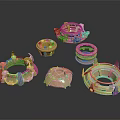Modern Science Fiction Base Science Base Science Fiction Building Science Fiction Facilities 3d model