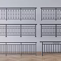 Metal Railings With Various Decorative Patterns And Modern Designs For Indoor Spaces