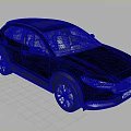 Black Mazda SUV With Modern Sleek Body And Silver Alloy Wheels