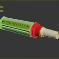 Modern Expiratory Flow Meter Maximum Expiratory Flow Meter Peak Flow Meter Flow Meter Medical Equipment 3d model