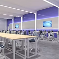 Modern Classroom Professional Classroom Modern Classroom Virtual Simulation Classroom Computer Classroom Robot Classroom Special 3d model