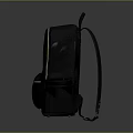 Stylish Black Leather Backpack With Minimalist Design And Gold Accents For Daily Use