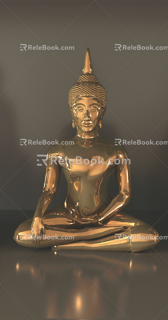 Thailand Eight-faced Buddha 3d model