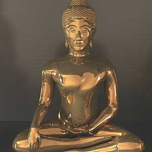 Thailand Eight-faced Buddha 3d model