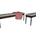 Modern Bed End Stool Classical Happy Bird Sally Sofa Stool Bench 3d model