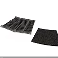 Durable Metal Grid Grating And Black Honeycomb Mat For Industrial Equipment Use