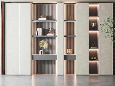 Modern Decorative Cabinet 3d model