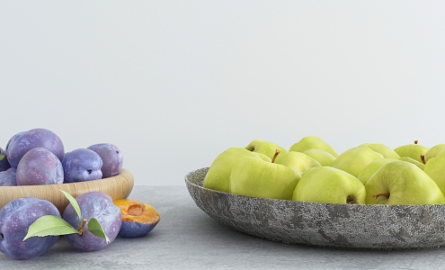 Modern fruit Fresh fruit 3d model