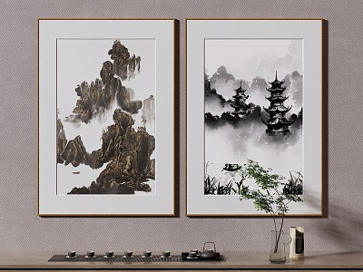 New Chinese Decorative Painting model