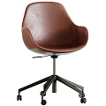 Modern Office Chair With Ergonomic Design Multiple Colors And Swivel Wheels