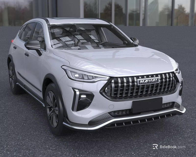 Modern White TAIYUAN SUV With Sleek Body Design LED Headlights And Black Wheels 3d model 